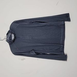 Rhone Men's Quater Grey Pullover Shirt Size M